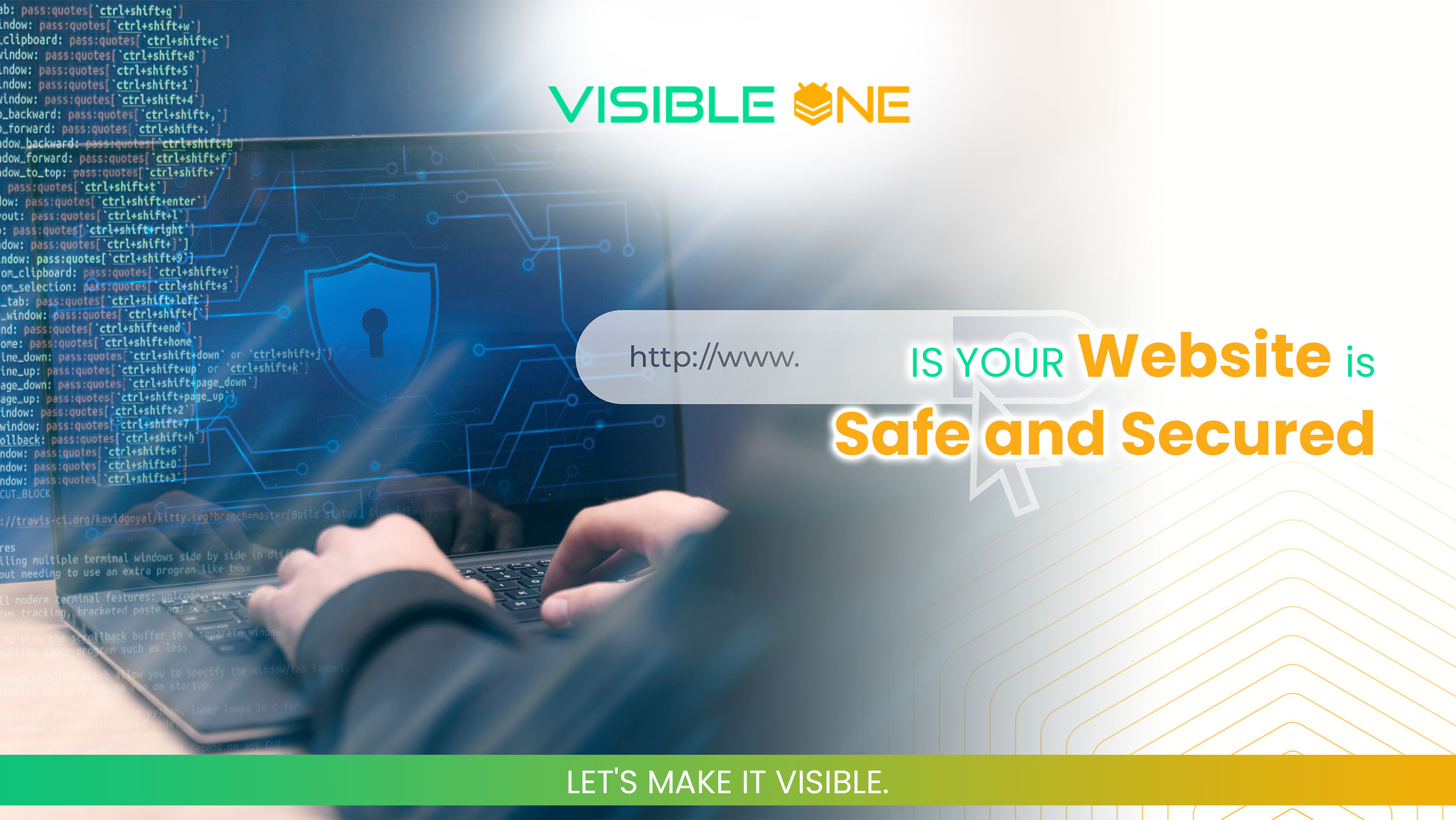 is your website is safe and secured in visible one
